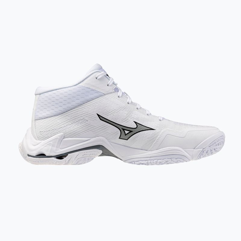 Încălțăminte de volei Mizuno Wave Lightning Elite Mid White/Ultimate Gray/Black 2