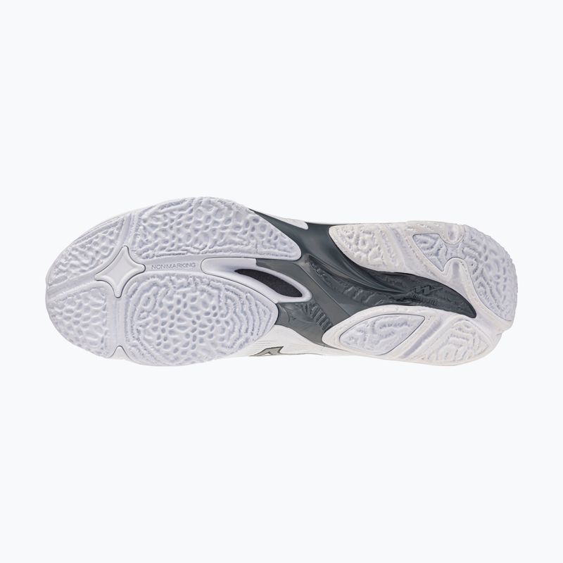 Încălțăminte de volei Mizuno Wave Lightning Elite Mid White/Ultimate Gray/Black 4