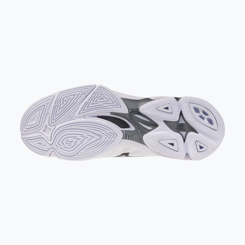Încălțăminte de volei Mizuno Wave Lightning Pro white/black/ultimate gray 4