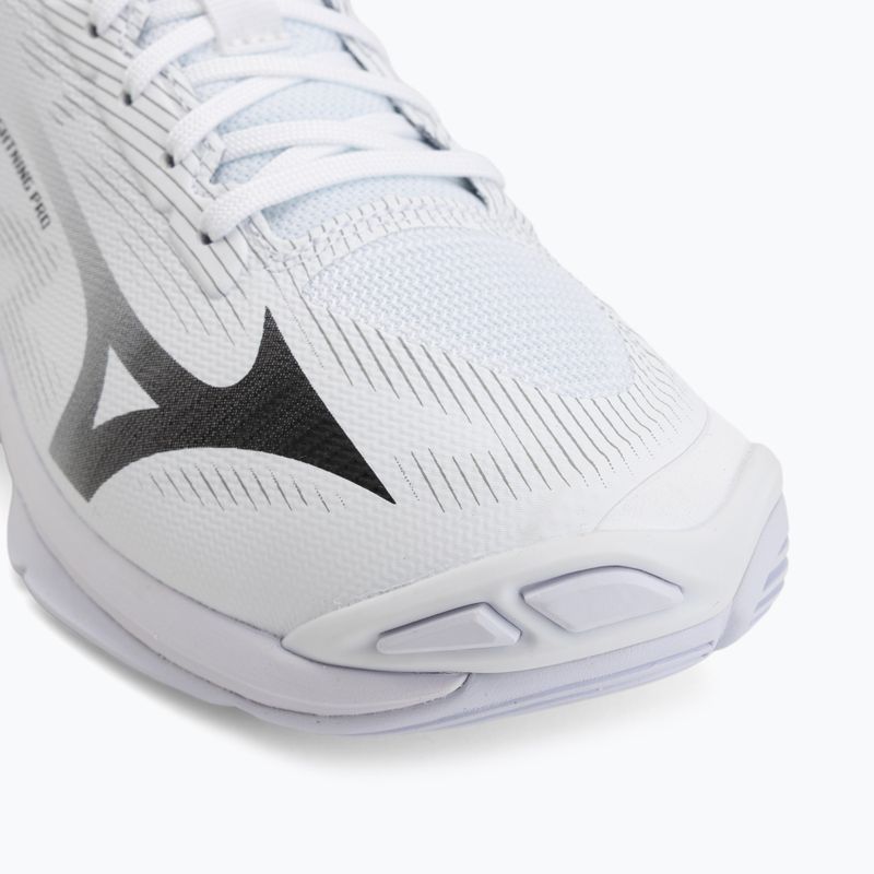 Încălțăminte de volei Mizuno Wave Lightning Pro white/black/ultimate gray 7