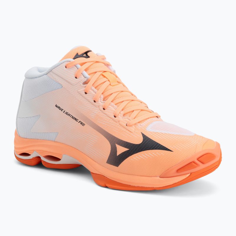 Încălțăminte de volei Mizuno Wave Lightning Pro Mid flamingo coral/carbon/white