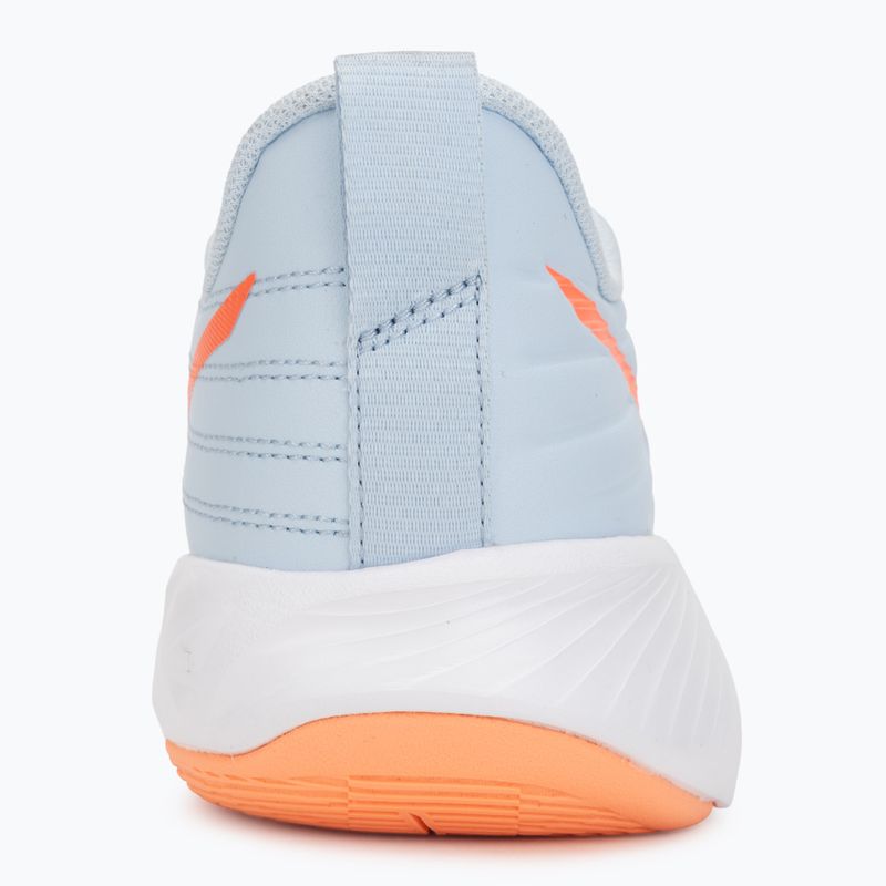 Încălțăminte de volei pentru femei Mizuno Wave Momentum Pro blue finch/lava orange/flamingo coral 6