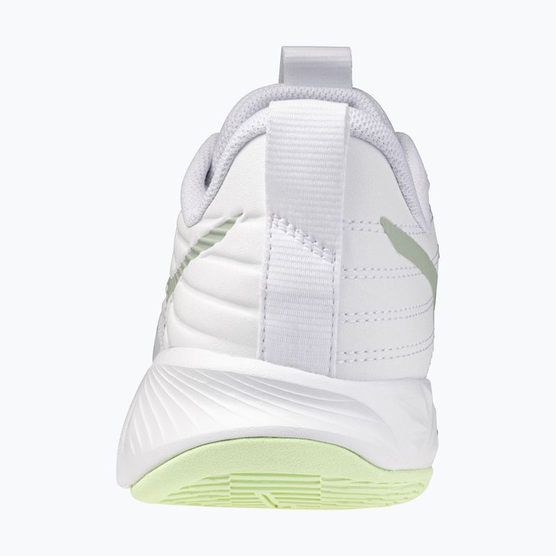 Încălțăminte de volei pentru femei Mizuno Wave Momentum Pro white/aqua gray/ambrosia 3