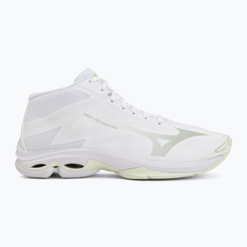 Încălțăminte de volei pentru femei Mizuno Wave Lightning Pro Mid white/aqua gray/ambrosia 2