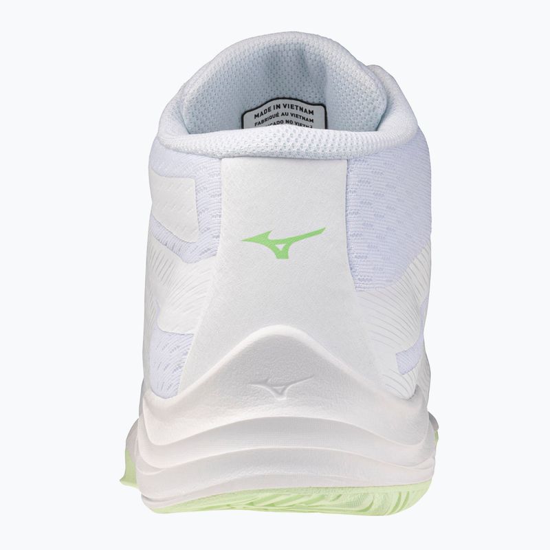 Încălțăminte de volei pentru femei Mizuno Lightning Select Mid white/aqua gray/ambrosia 3