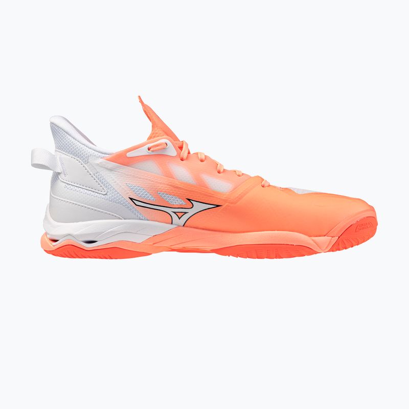 Încălțăminte de handbal Mizuno Wave Mirage 5 flamingo coral/white 2