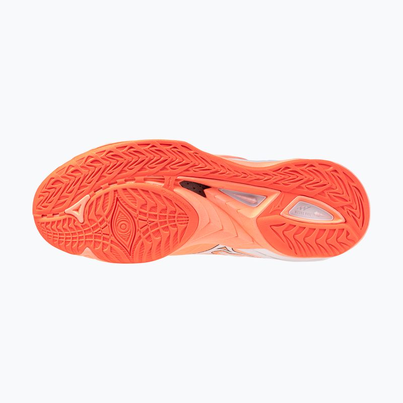 Încălțăminte de handbal Mizuno Wave Mirage 5 flamingo coral/white 4