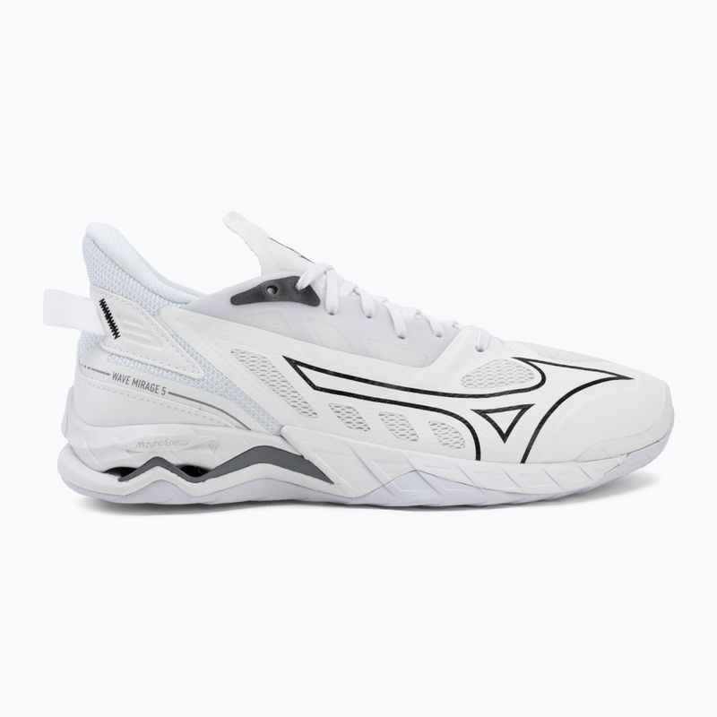 Încălțăminte de handbal Mizuno Wave Mirage 5 white/black 2