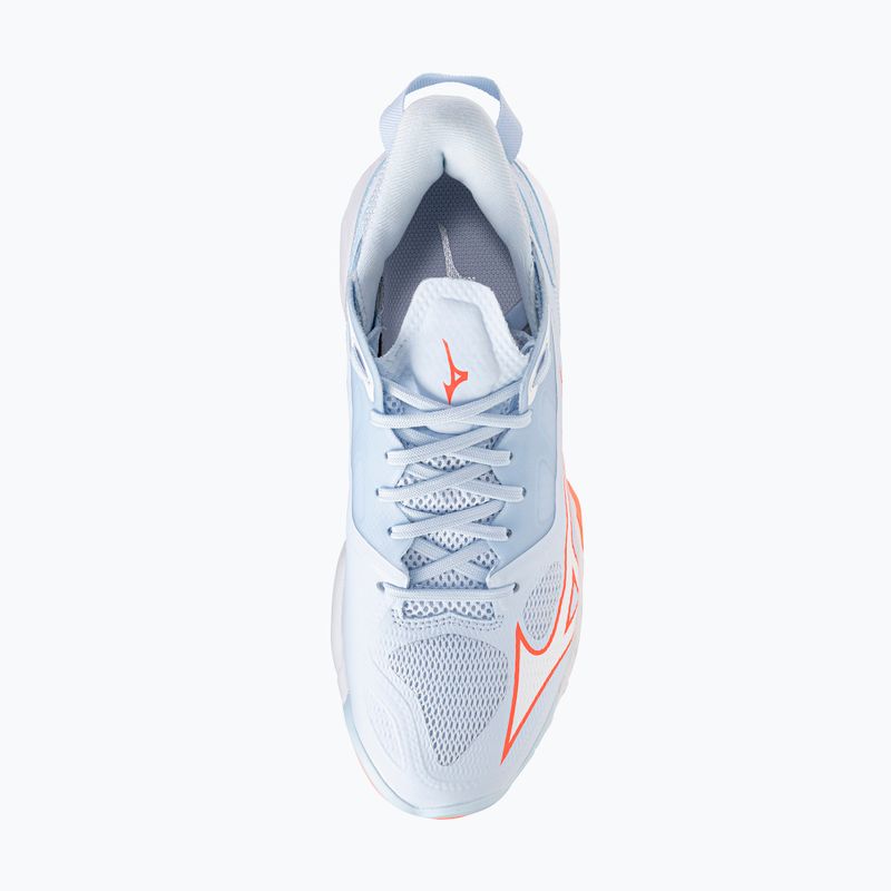 Încălțăminte de handbal pentru femei Mizuno Wave Mirage 5 blue finch/white 5
