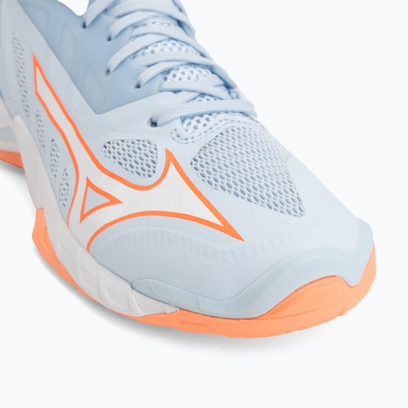 Încălțăminte de handbal pentru femei Mizuno Wave Mirage 5 blue finch/white 7