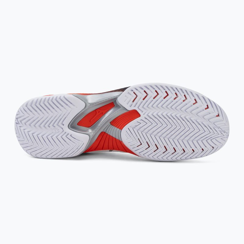 Încălțăminte de tenis pentru bărbați Mizuno Wave Exceed Court AC white/insignia blue/orange 4