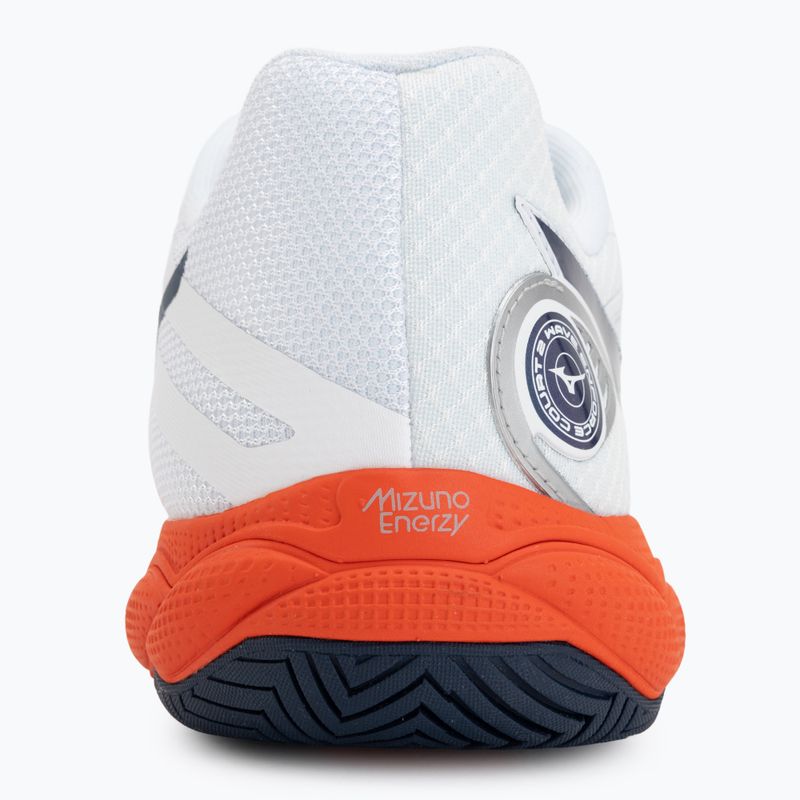 Încălțăminte de tenis pentru bărbați Mizuno Wave Enforce Court 2 AC white/insignia blue/orange 6