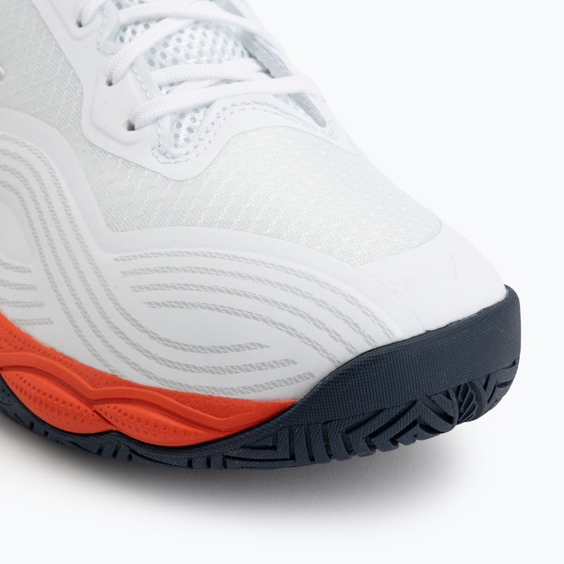 Încălțăminte de tenis pentru bărbați Mizuno Wave Enforce Court 2 AC white/insignia blue/orange 7