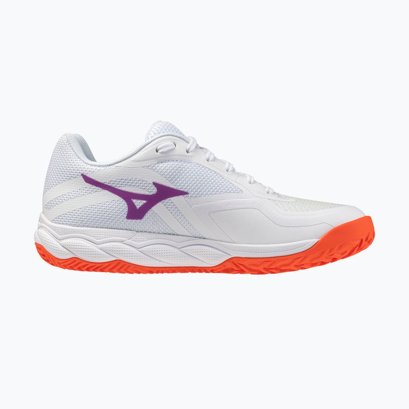Încălțăminte de tenis pentru femei Mizuno Wave Enforce Court 2 CC white/dahlia/sunstone 2