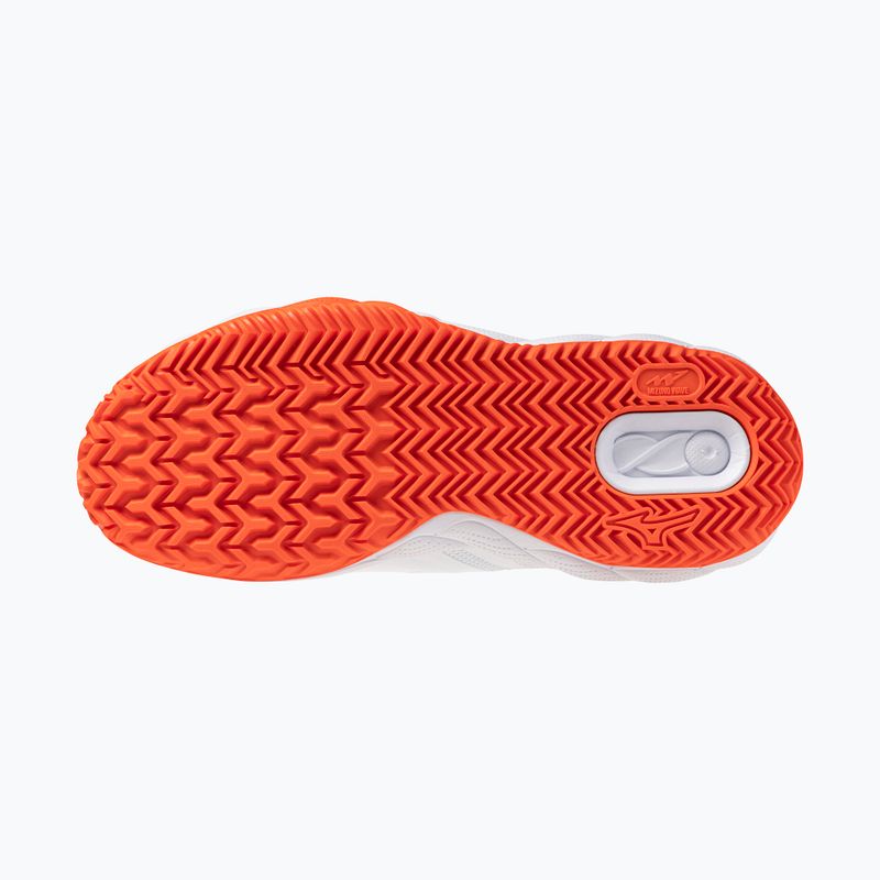 Încălțăminte de tenis pentru femei Mizuno Wave Enforce Court 2 CC white/dahlia/sunstone 4