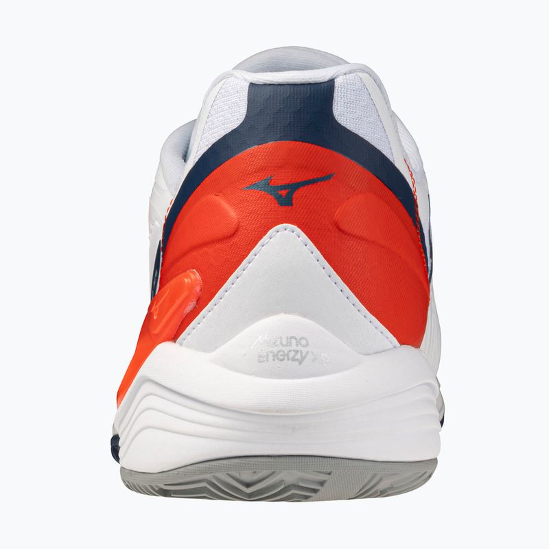 Încălțăminte de tenis pentru bărbați Mizuno Neo Ace CC white/insignia blue/orange 3