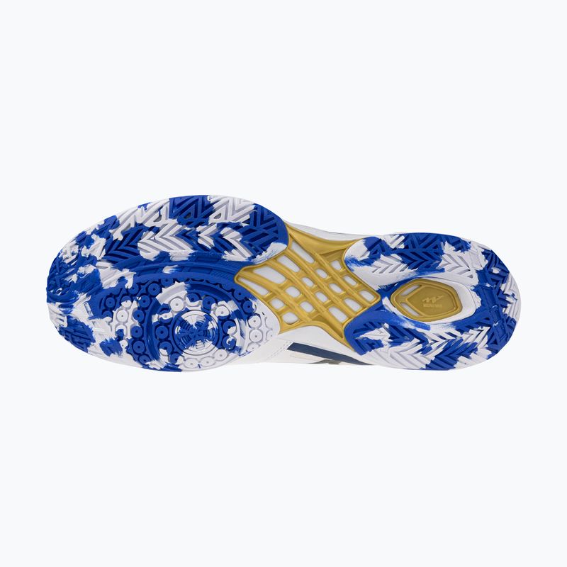 Încălțăminte de badminton pentru femei Mizuno Wave Claw 4 white/dazzling blue/stargazer 2