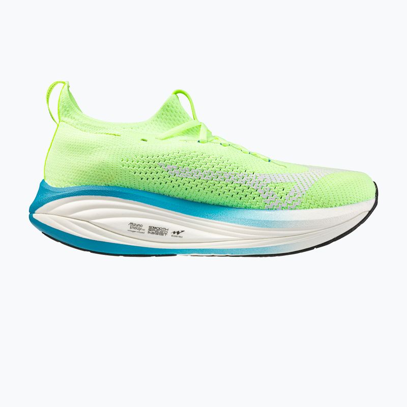 Încălțăminte de alergare pentru bărbați Mizuno Neo Vista 3 lime pulp/white/blue jewel 2