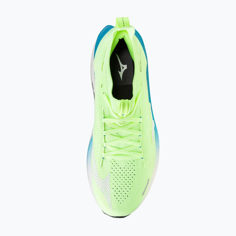 Încălțăminte de alergare pentru bărbați Mizuno Neo Vista 3 lime pulp/white/blue jewel 5