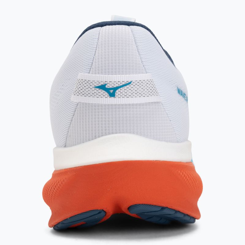 Încălțăminte de alergare pentru bărbați Mizuno Wave Rider 30 white/blue jewel/orange 6