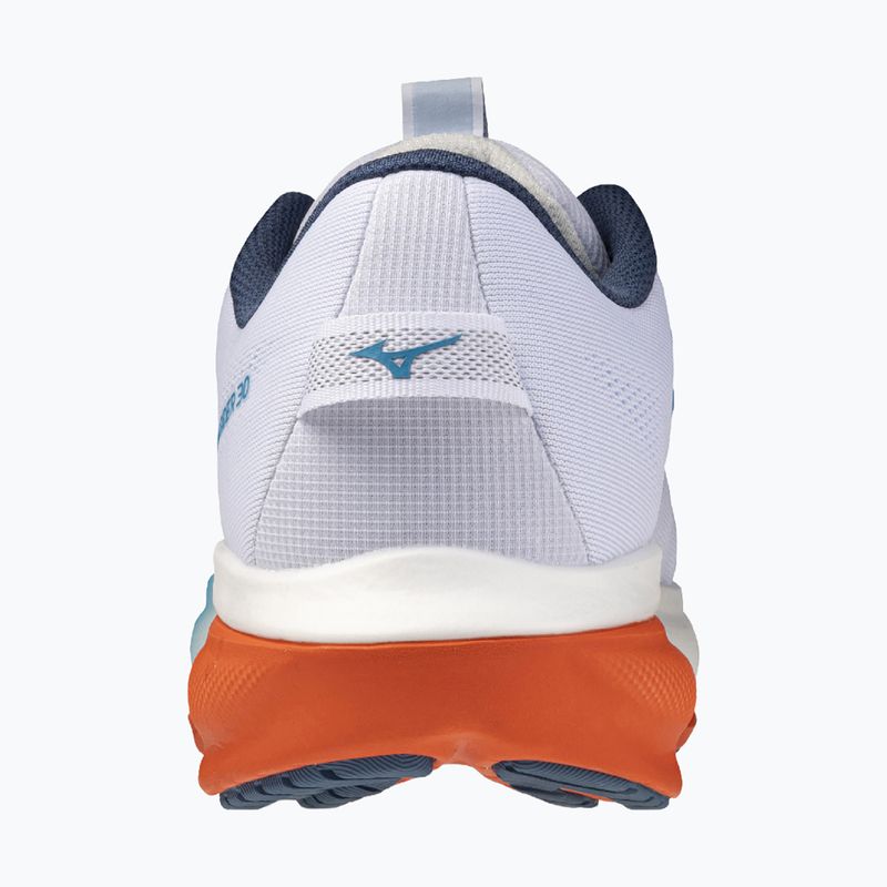 Încălțăminte de alergare pentru bărbați Mizuno Wave Rider 30 white/blue jewel/orange 3