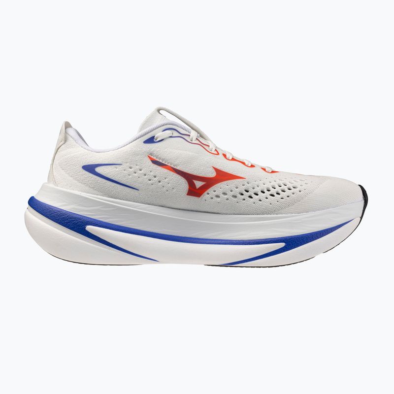 Încălțăminte de alergare pentru bărbați Mizuno Sky Prime gf white/orange/royal blue 2