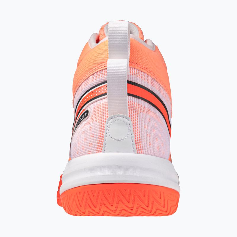 Încălțăminte de volei Mizuno Neo Jump Mid flamingo coral/lava orange/white 3