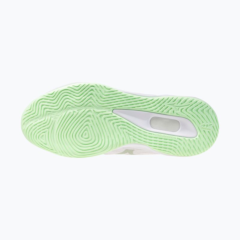 Încălțăminte de volei pentru femei Mizuno Wave Luminous Elite white/aqua gray/ambrosia 4