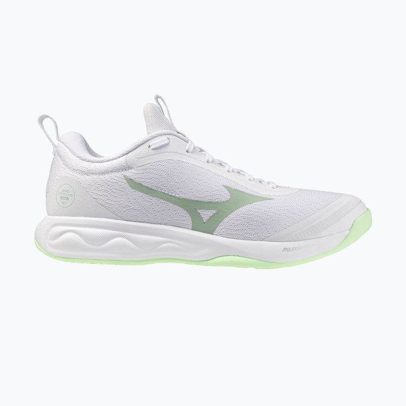 Încălțăminte de volei pentru femei Mizuno Wave Luminous Pro white/aqua gray/ambrosia