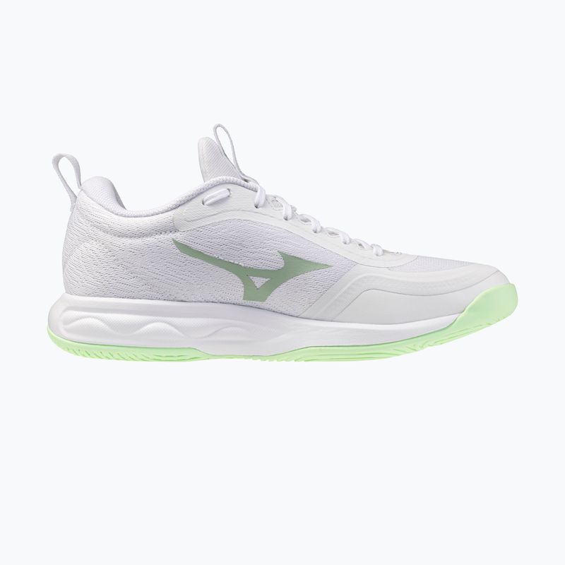 Încălțăminte de volei pentru femei Mizuno Wave Luminous Pro white/aqua gray/ambrosia 2