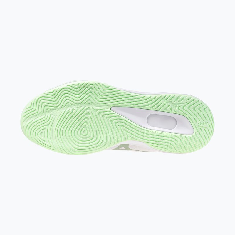 Încălțăminte de volei pentru femei Mizuno Wave Luminous Pro white/aqua gray/ambrosia 4