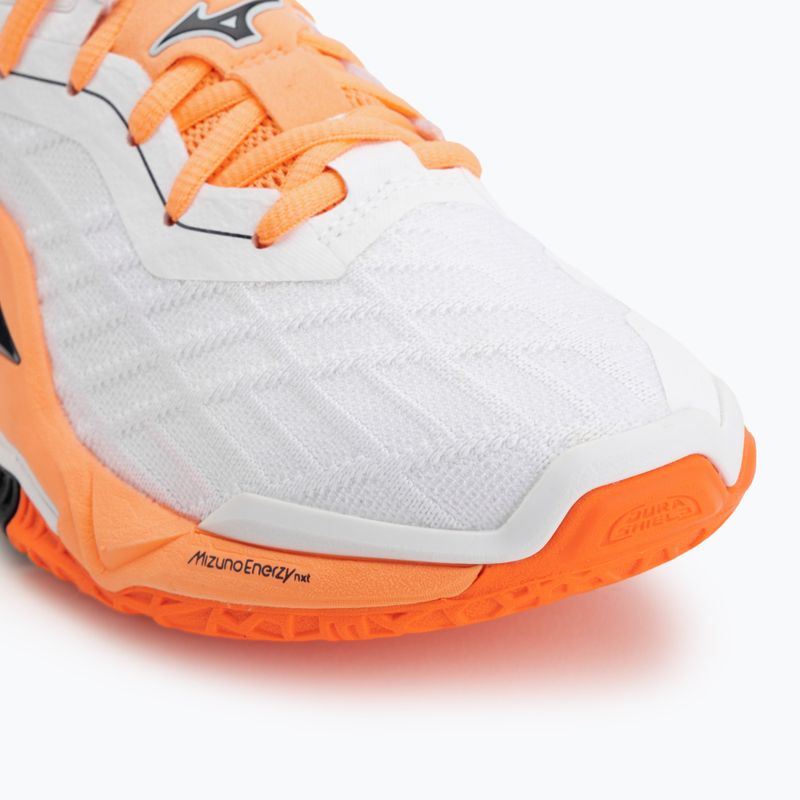 Încălțăminte de handbal Mizuno Wave Stealth Neo 2.1 white/black/flamingo coral 7