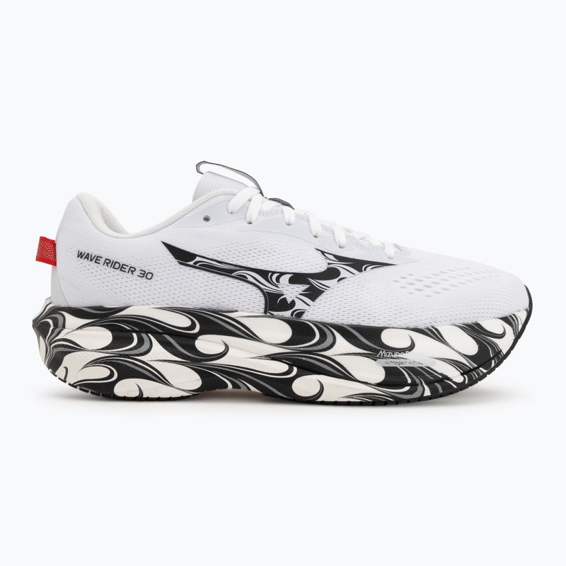 Încălțăminte de alergare pentru bărbați Mizuno Wave Rider 30 Disclosure white/black/high risk red 2
