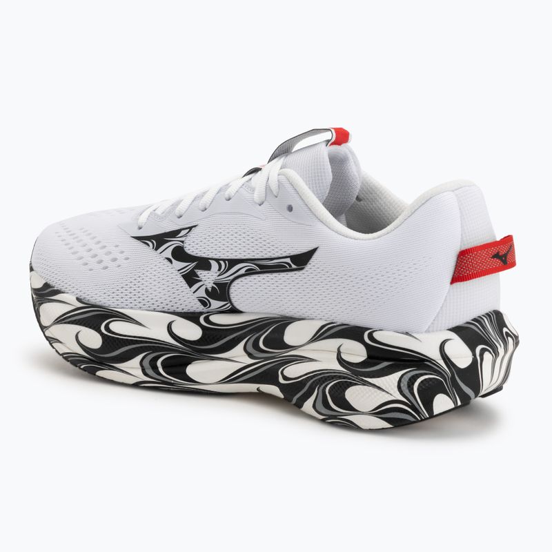 Încălțăminte de alergare pentru bărbați Mizuno Wave Rider 30 Disclosure white/black/high risk red 3