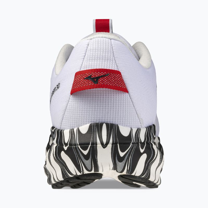 Încălțăminte de alergare pentru bărbați Mizuno Wave Rider 30 Disclosure white/black/high risk red 3