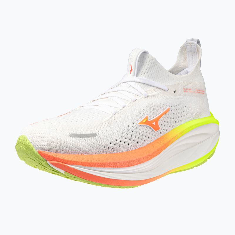 Încălțăminte de alergare pentru femei Mizuno Neo Vista 3 white/flamingo coral/lime pulp 3