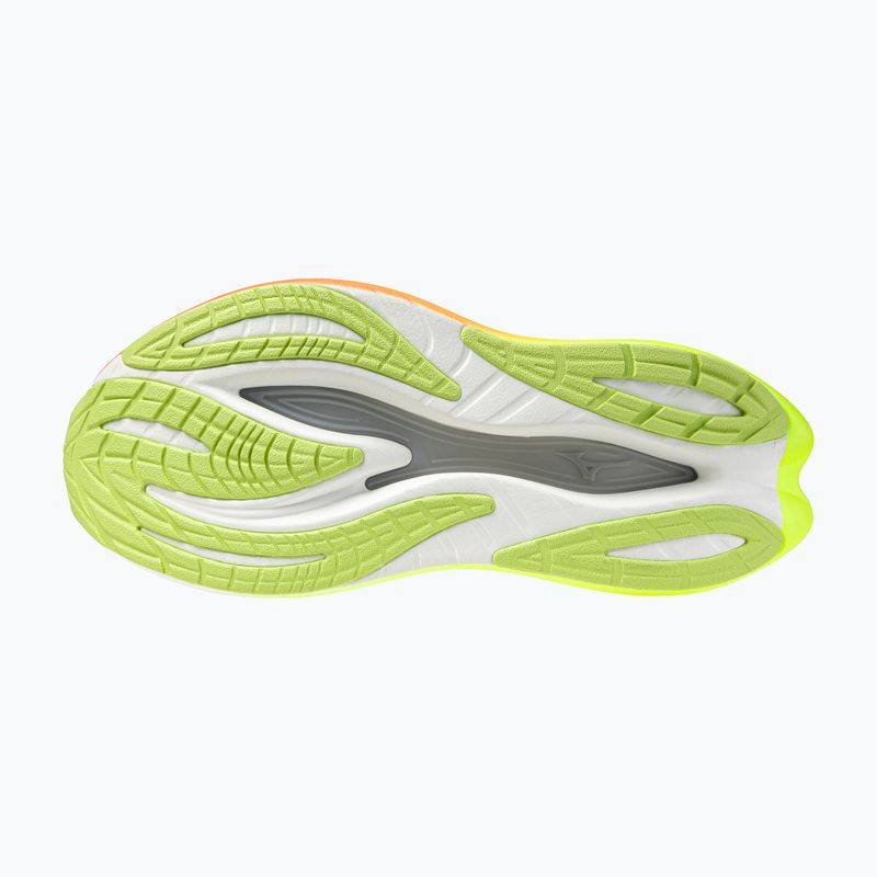 Încălțăminte de alergare pentru femei Mizuno Neo Vista 3 white/flamingo coral/lime pulp 6