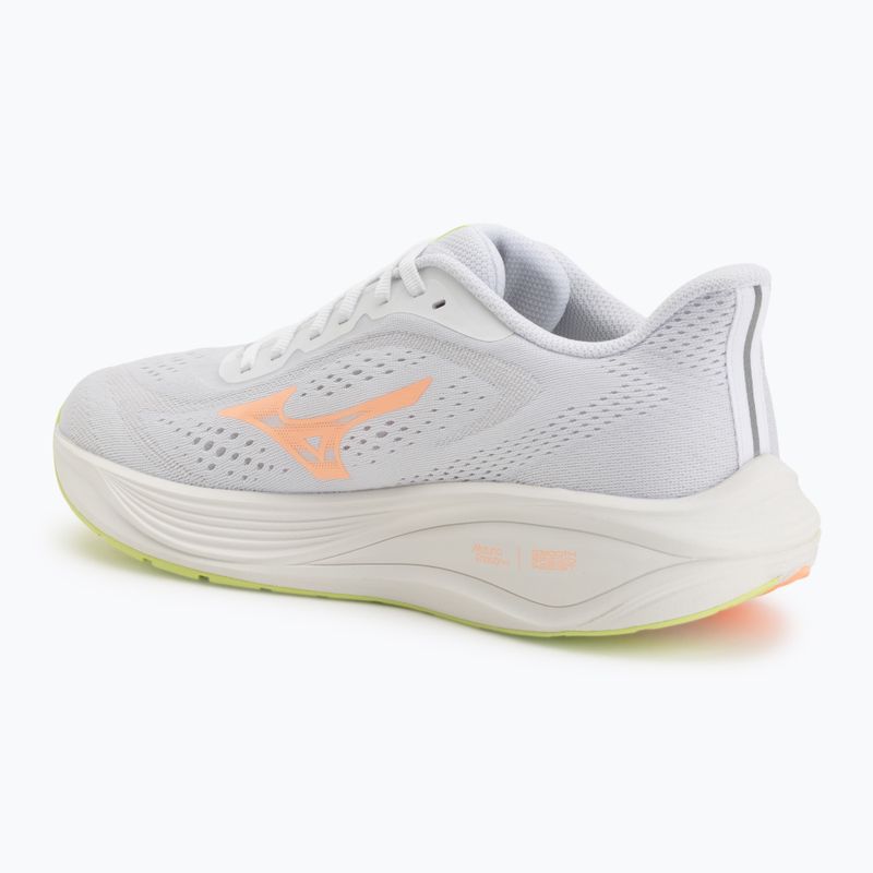 Încălțăminte de alergare pentru femei Mizuno Neo Cosmo 2 white/flamingo coral/lime pulp 3