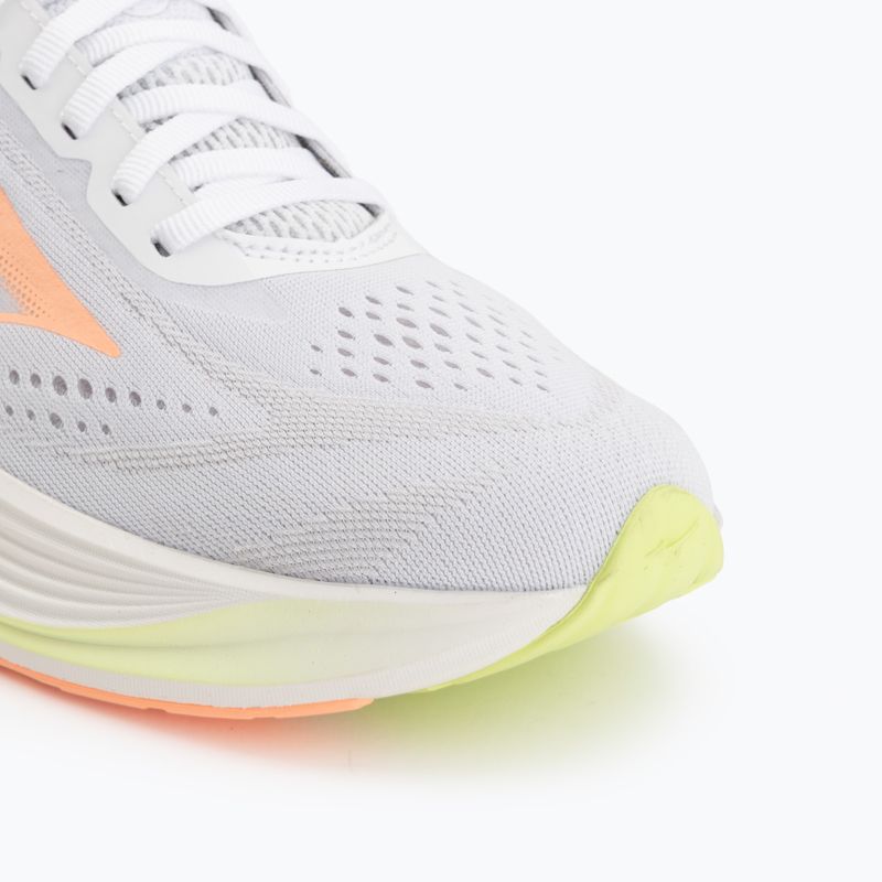 Încălțăminte de alergare pentru femei Mizuno Neo Cosmo 2 white/flamingo coral/lime pulp 7