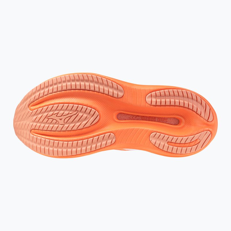 Încălțăminte de alergare pentru femei Mizuno Wave Rider 30 white/flamingo coral/lime pulp 6