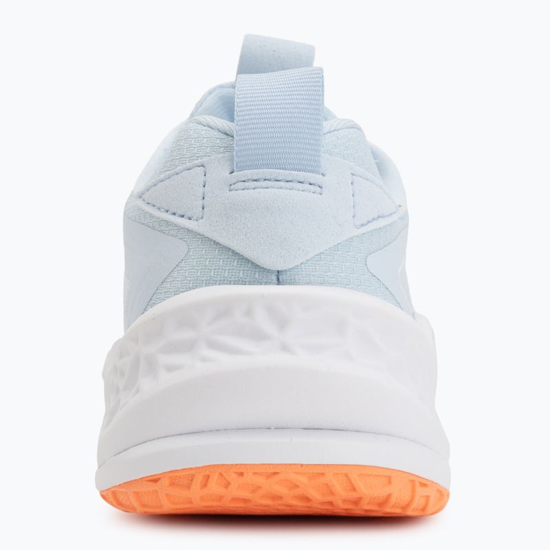 Încălțăminte de handbal pentru femei Mizuno Wave Stealth Neo 2.1 blue finch/lava orange/white 6