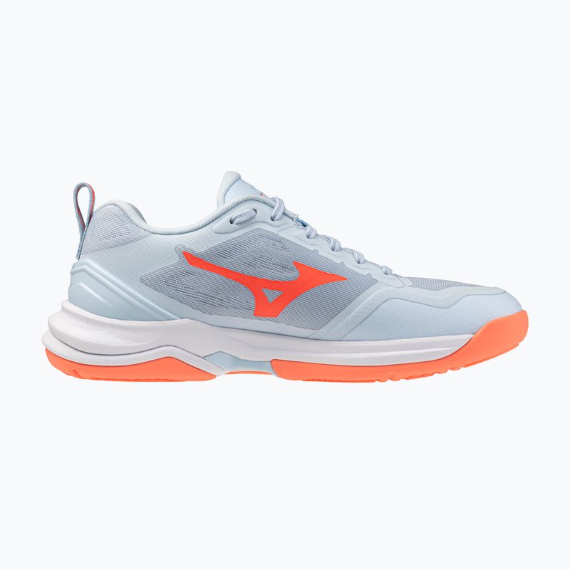 Încălțăminte de handbal pentru femei Mizuno Wave Stealth Elite blue finch/white 2