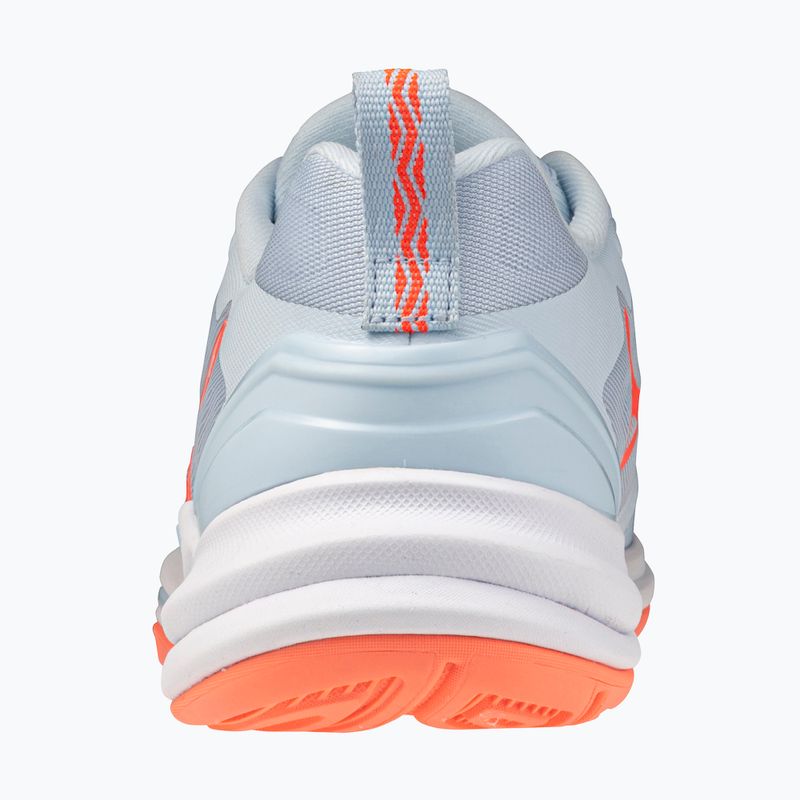 Încălțăminte de handbal pentru femei Mizuno Wave Stealth Elite blue finch/white 3