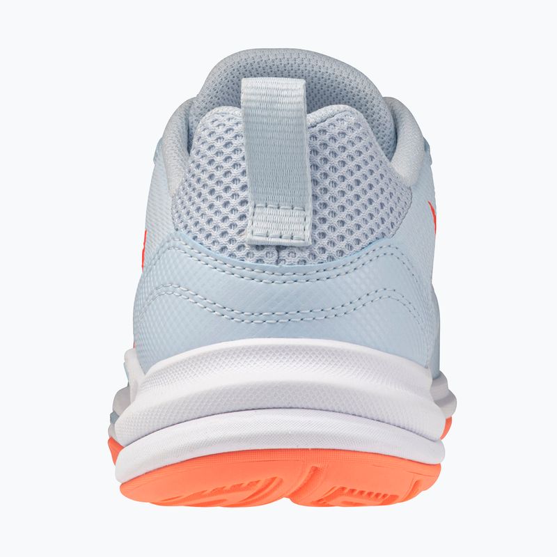 Încălțăminte de handbal pentru femei Mizuno Wave Stealth Pro blue finch/lava orange 9