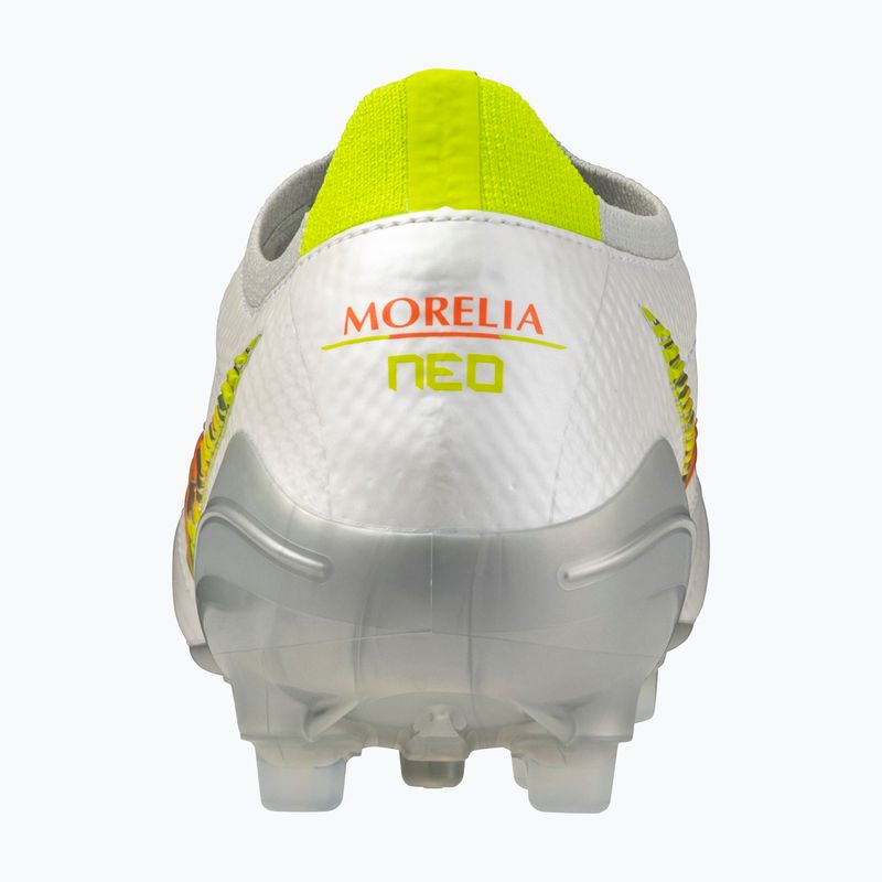 Încălțăminte de fotbal Mizuno Morelia Neo V β Japan AG white/lava orange/evening primrose 3