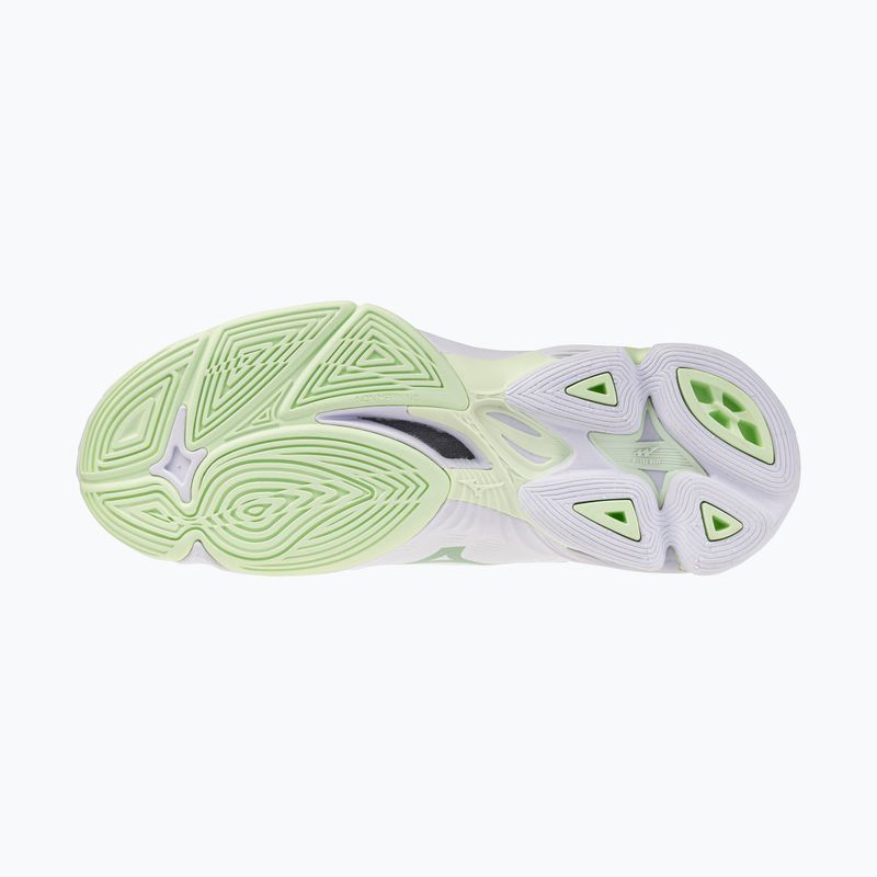 Încălțăminte de volei pentru femei Mizuno Wave Lightning Pro white/aqua gray/ambrosia 4