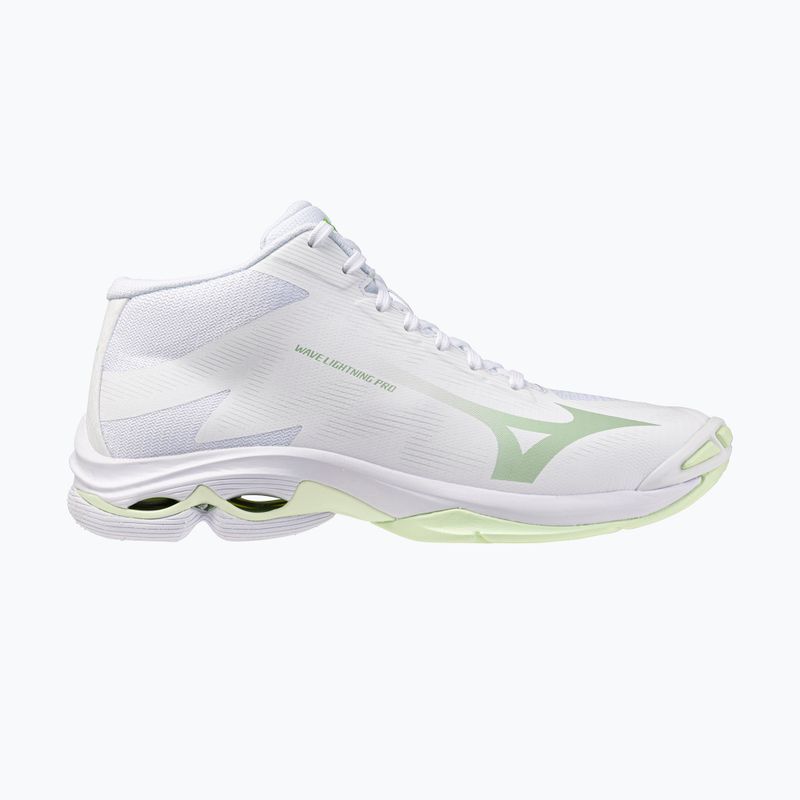 Încălțăminte de volei pentru femei Mizuno Wave Lightning Pro Mid white/aqua gray/ambrosia