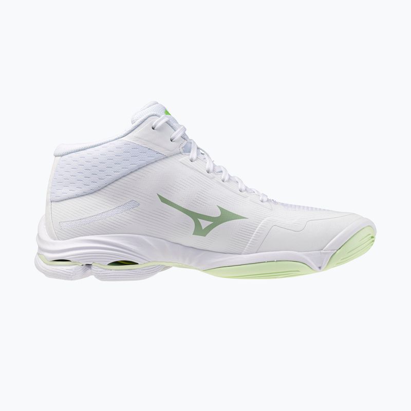 Încălțăminte de volei pentru femei Mizuno Wave Lightning Pro Mid white/aqua gray/ambrosia 2