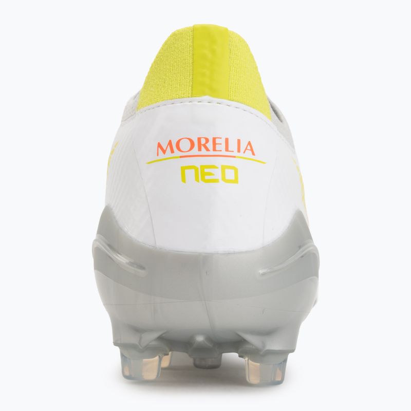 Încălțăminte de fotbal Mizuno Morelia Neo V β Pro AG white/lava orange/evening primrose 6