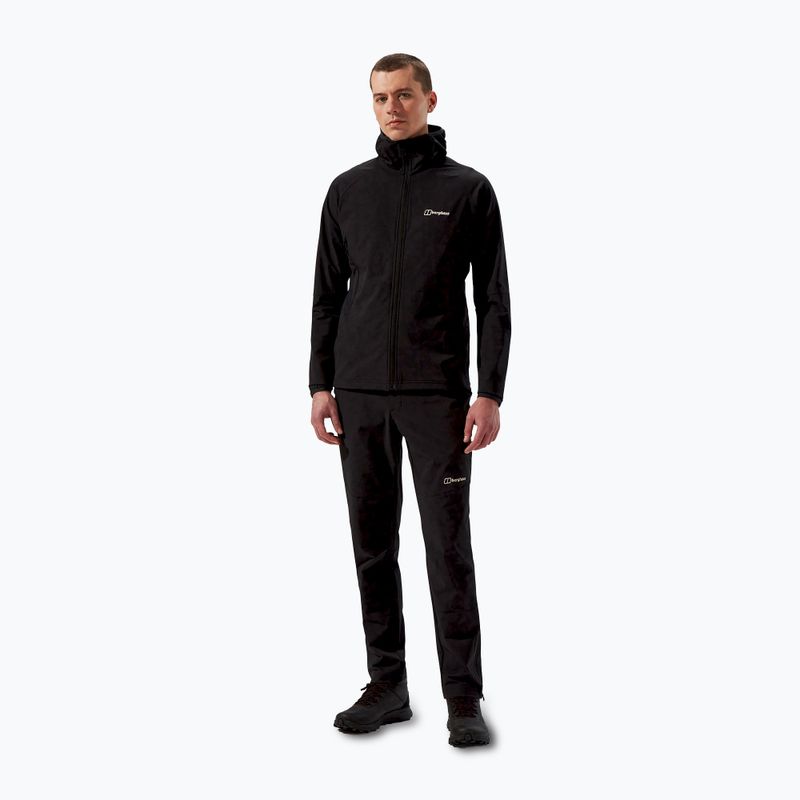 Geacă softshell pentru bărbați Berghaus Skelbo black 2